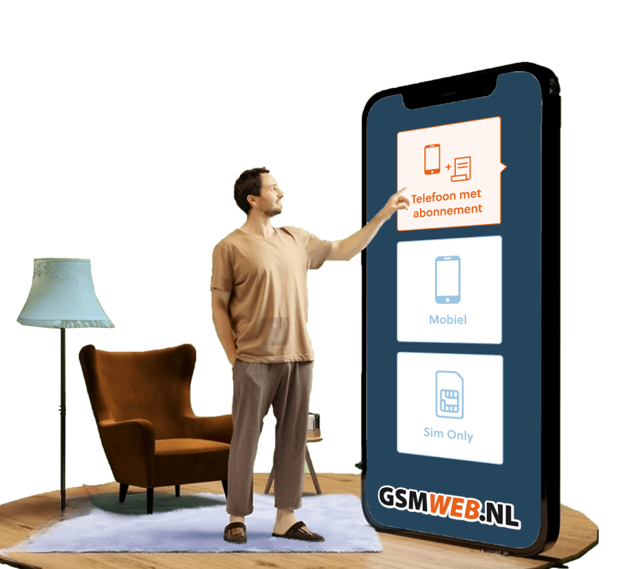 A man with a phone