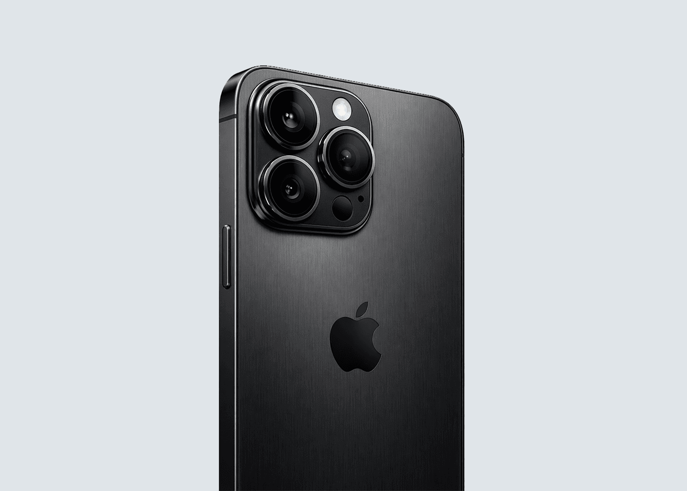 iPhone met drievoudige camera aan de achterkant, ontworpen voor hoogwaardige smartphonefotografie en video-opnames.